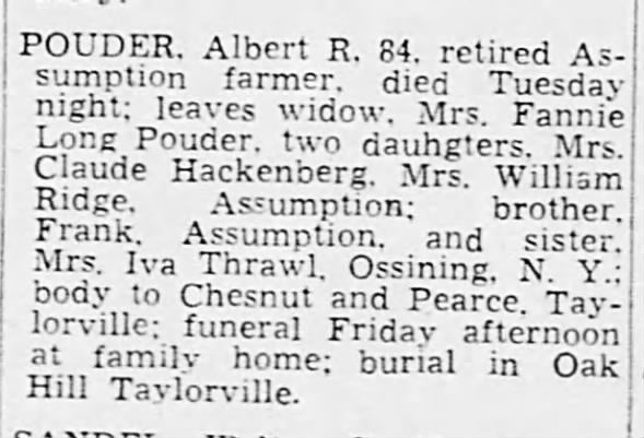 Clipping from The Decatur Herald